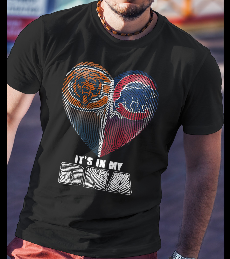 Chicago Bears And Cubs It's In My Dna T-Shirt