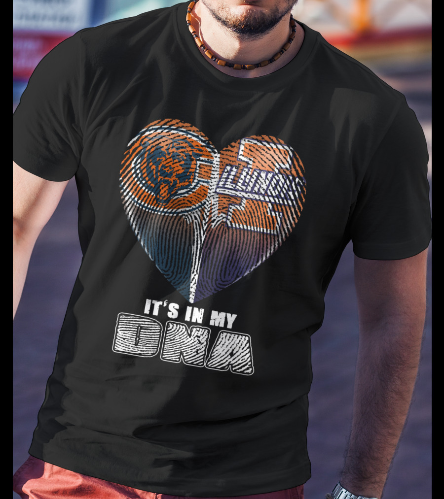 Chicago Bears Illinois It's In My Dna T-Shirt