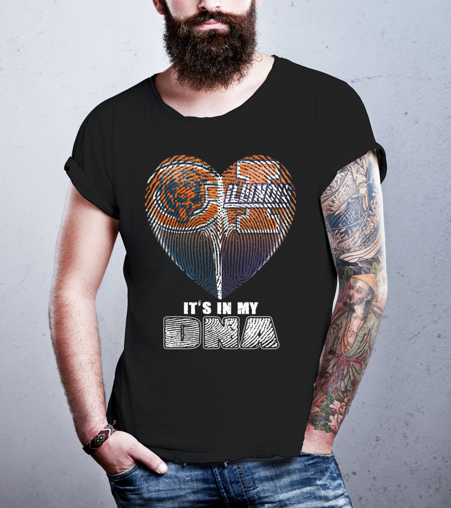 Chicago Bears Illinois It's In My Dna T-Shirt