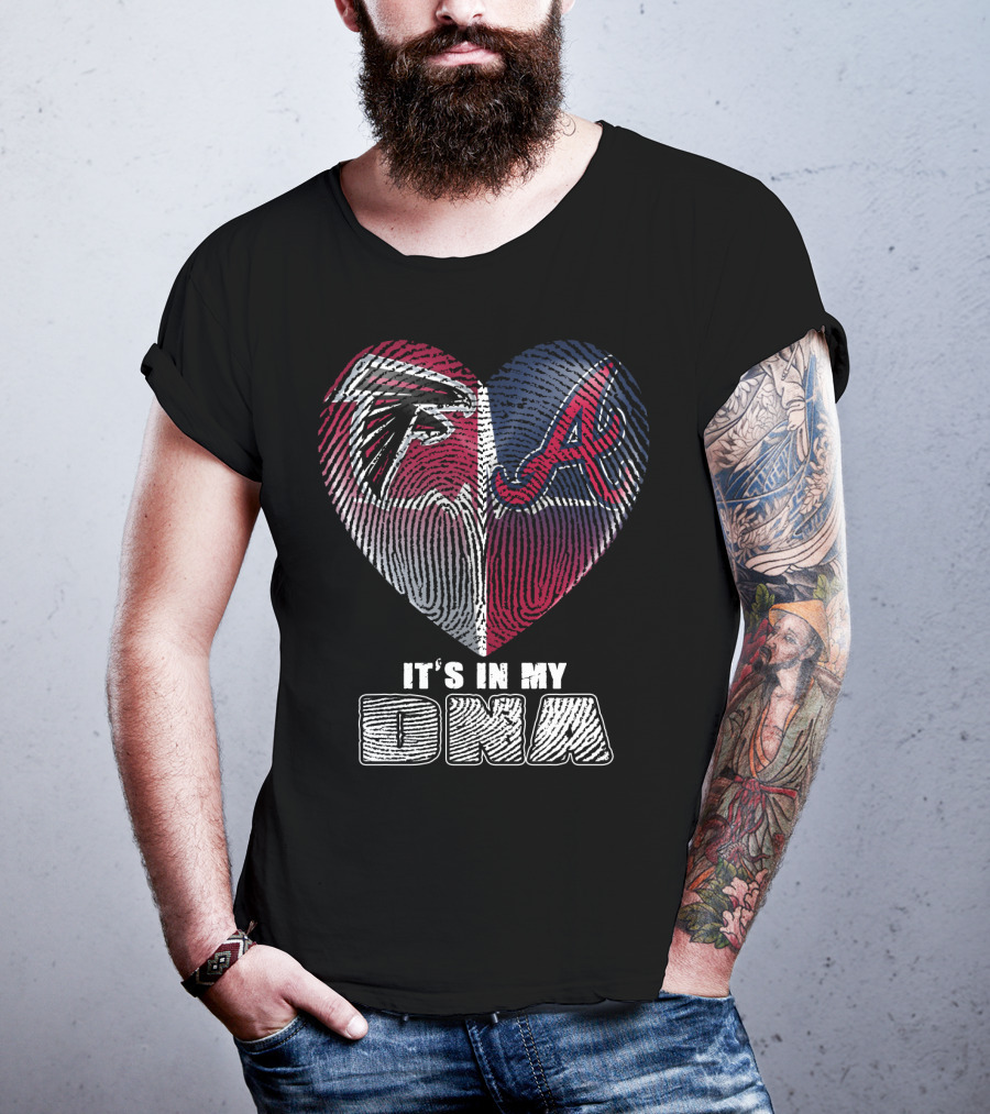 Atlanta Falcons And Braves It's In My Dna T-Shirt