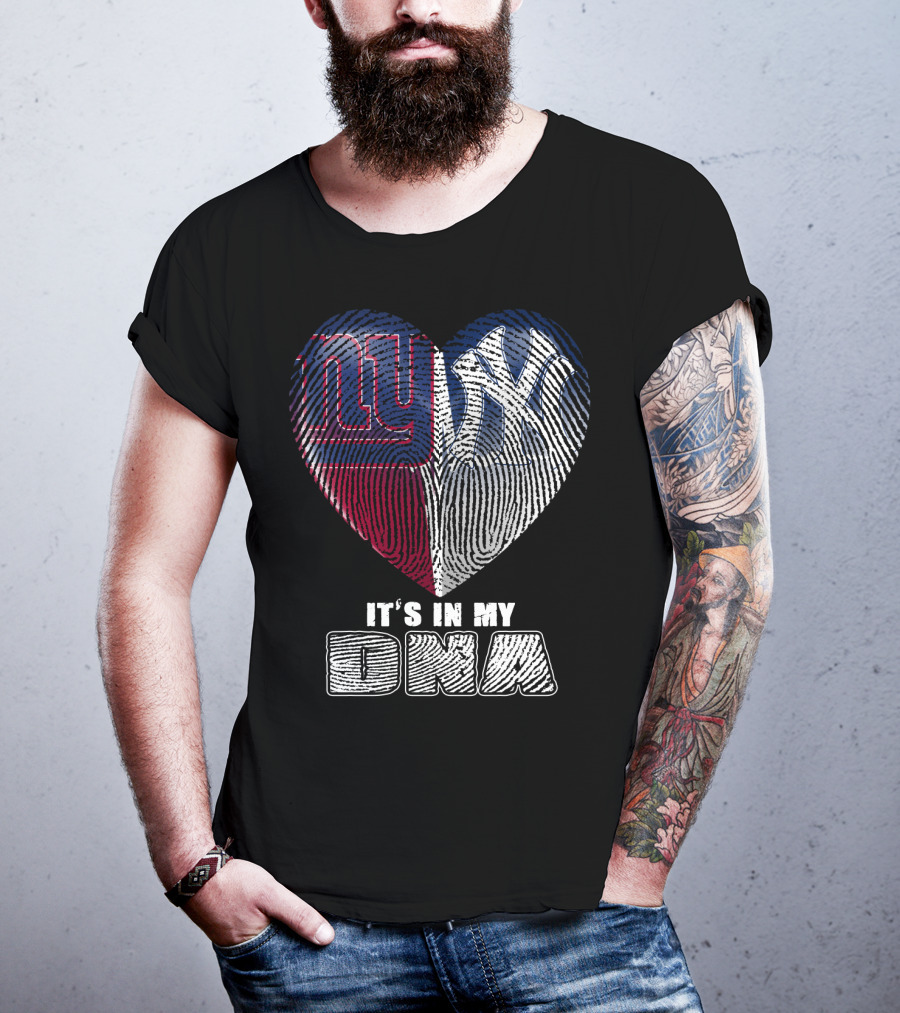 New York Giants Yankees It's In My Dna T-Shirt