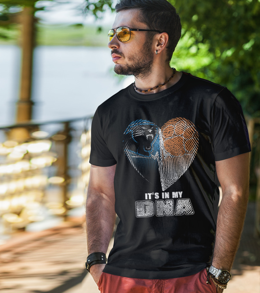 It's In My Dna Panther Paw Heart T-Shirt