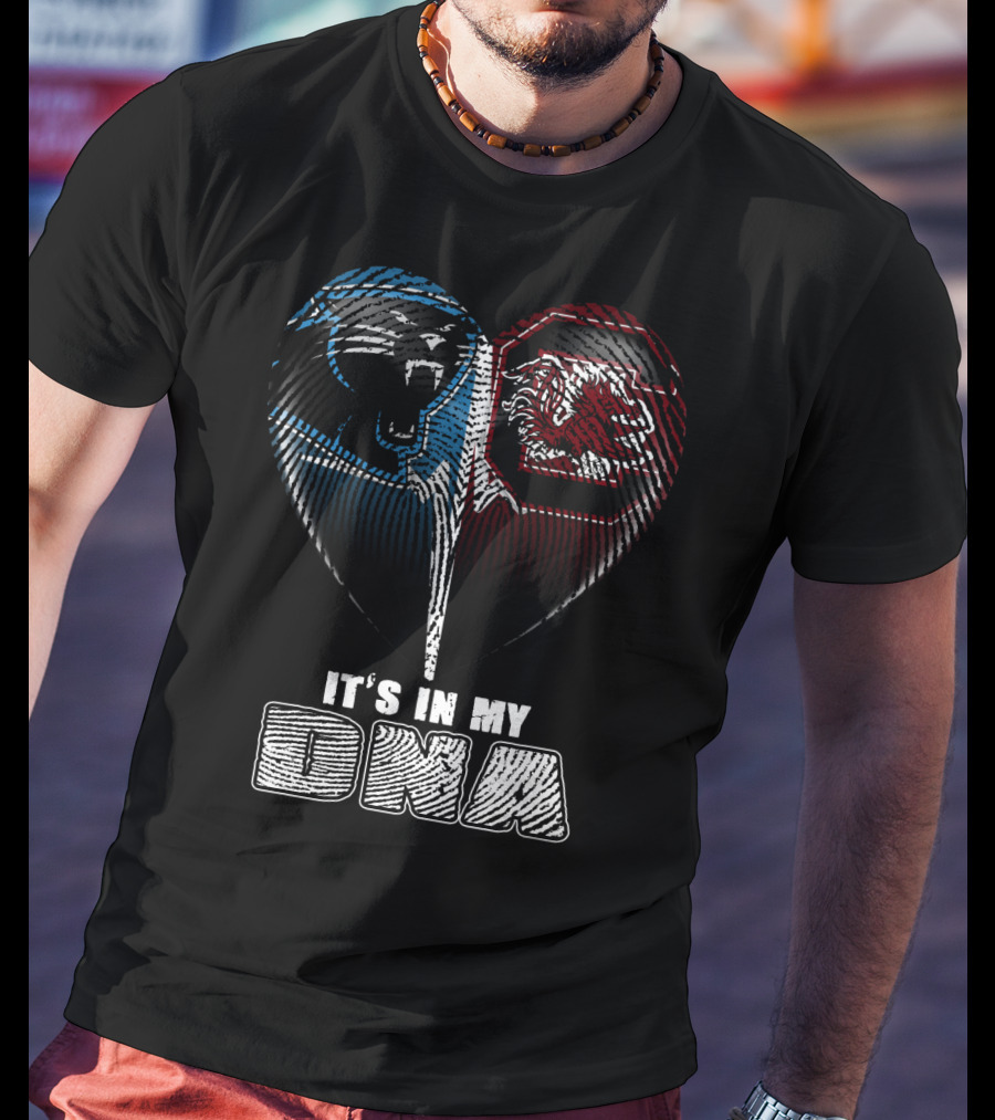 Panthers Gamecocks It's In My Dna T-Shirt