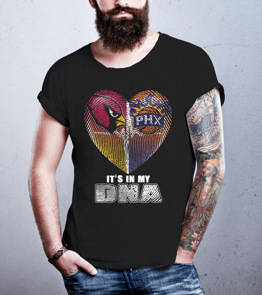 Arizona Cardinals Phoenix Suns It's In My Dna T-Shirt