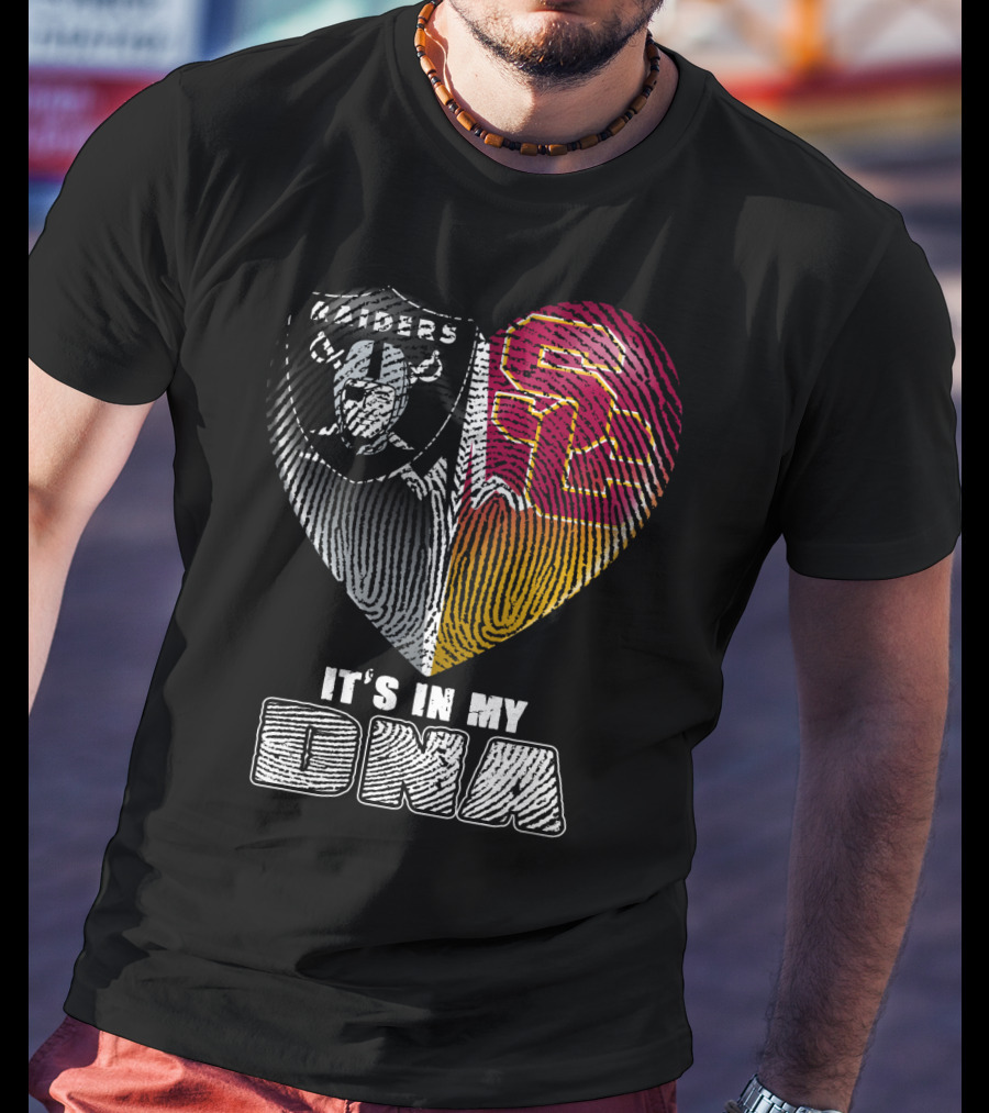 It's In My Dna Raiders Usc T-Shirt