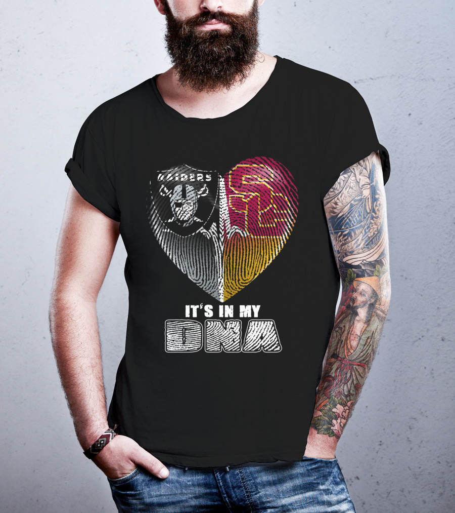 It's In My Dna Raiders Usc T-Shirt