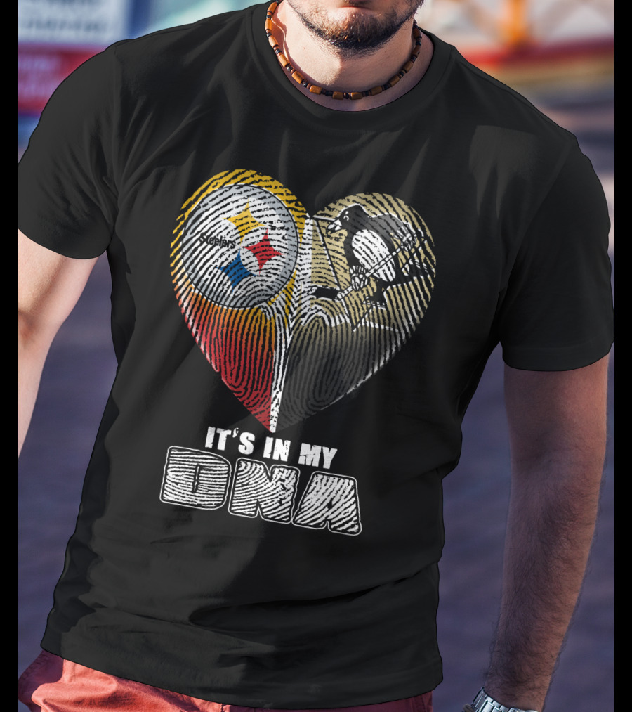 Steelers Penguins It's In My Dna T-Shirt