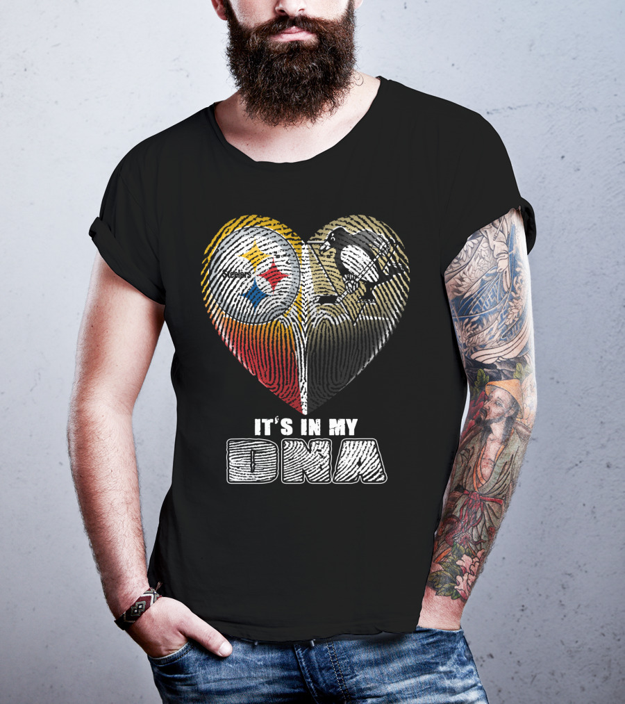 Steelers Penguins It's In My Dna T-Shirt