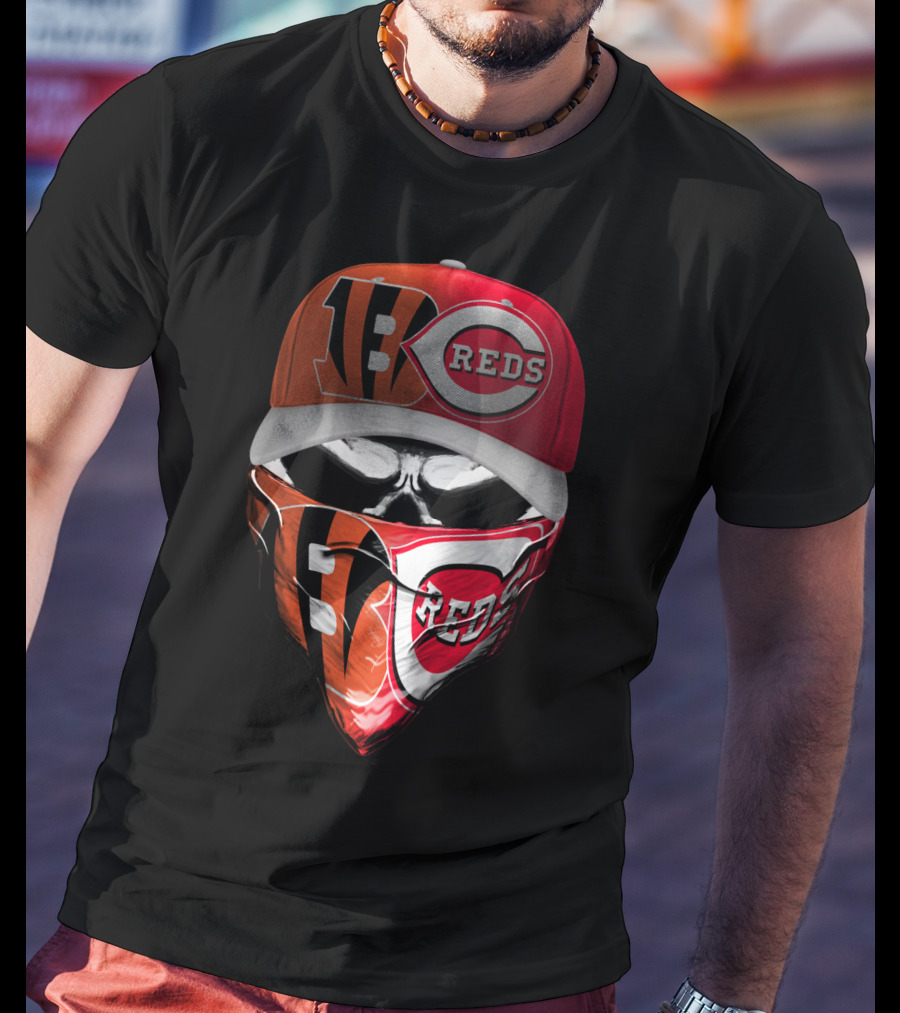 Bengals Reds Crossover Skum T-Shirt