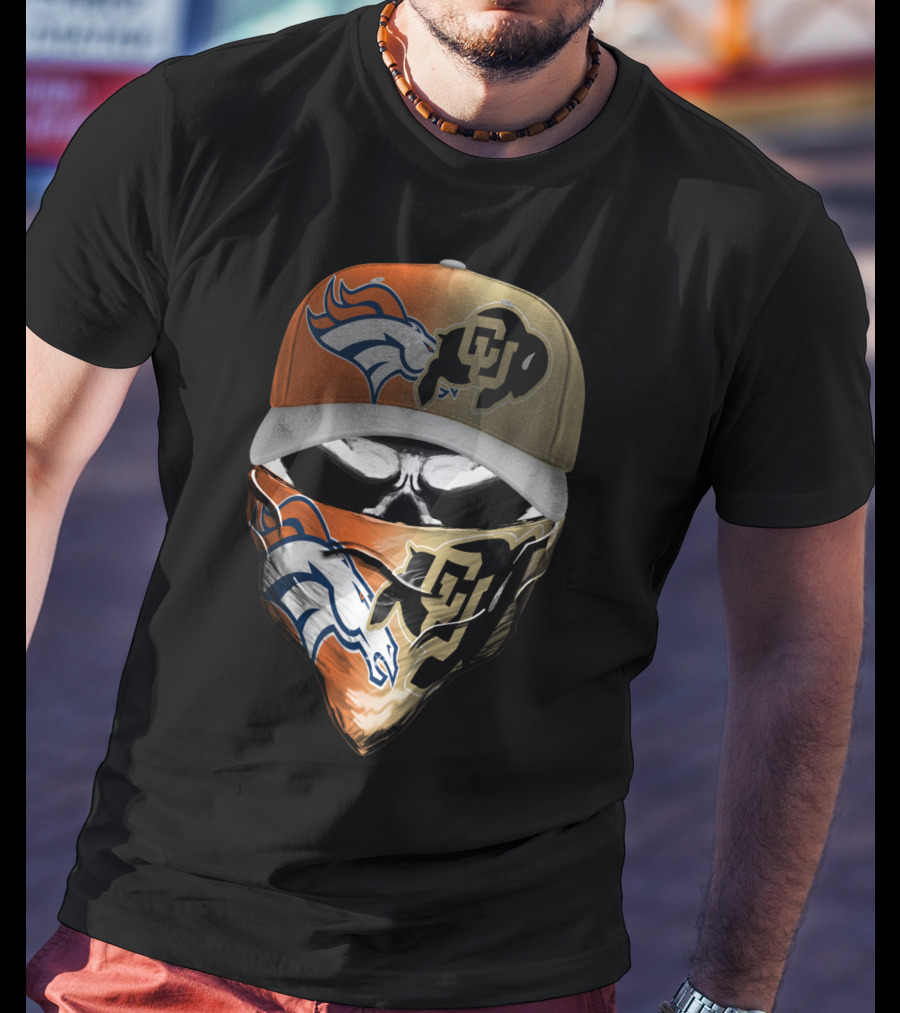 Denver Broncos Colorado Buffaloes Skum 017 T-Shirt
