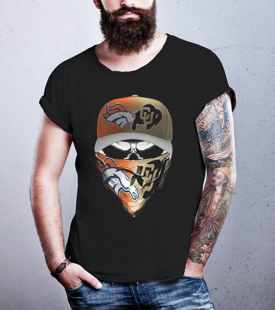Denver Broncos Colorado Buffaloes Skum 017 T-Shirt