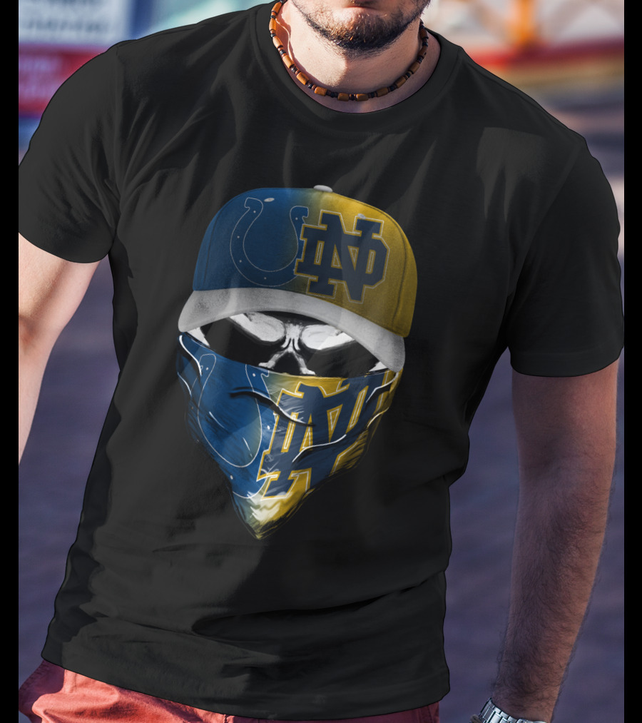 Indianapolis Colts Notre Dame Fighting Irish Skum T-Shirt