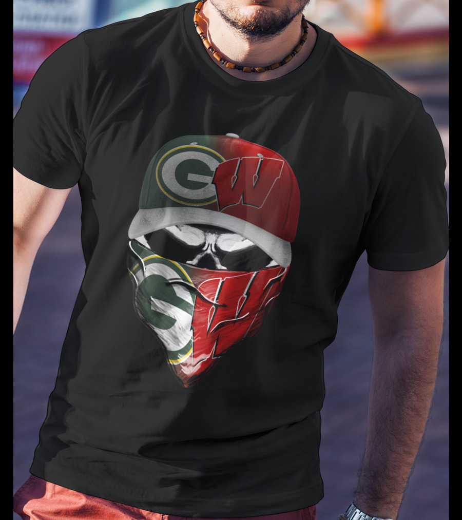 Gw Split Face Bandana With Cap T-Shirt