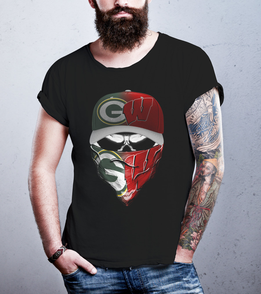 Gw Split Face Bandana With Cap T-Shirt