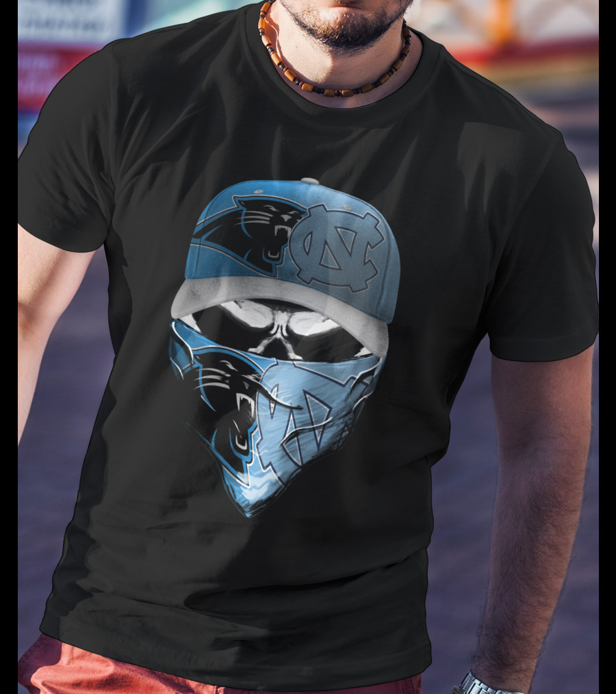 Carolina Panthers North Carolina Tar Heels Skum 087 T-Shirt