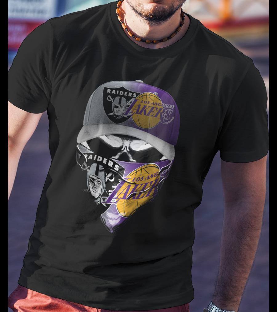 Los Angeles Raiders Lakers Skum 095 T-Shirt