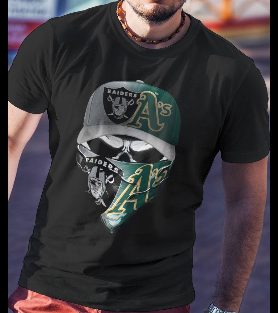 Raiders A's Mask Cap Combo Skum 096 T-Shirt