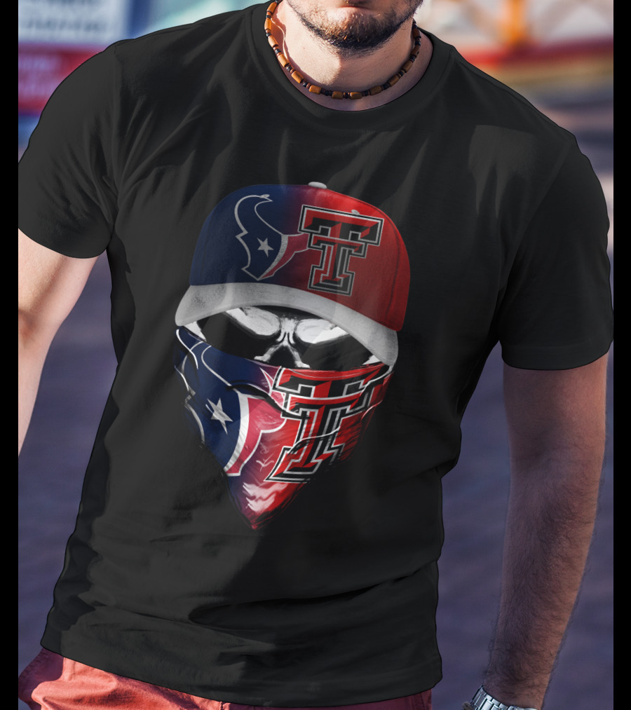 Houston Texans Texas Tech Raiders Skum 125 T-Shirt