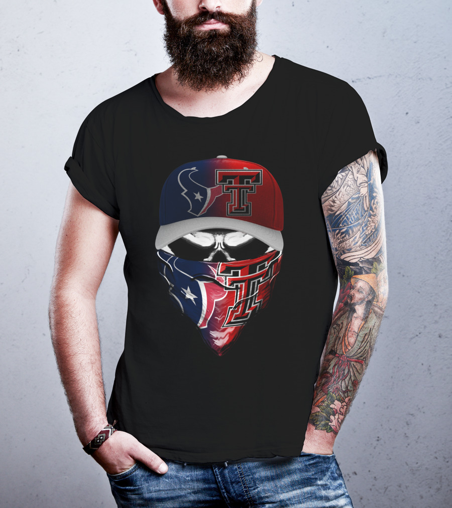 Houston Texans Texas Tech Raiders Skum 125 T-Shirt