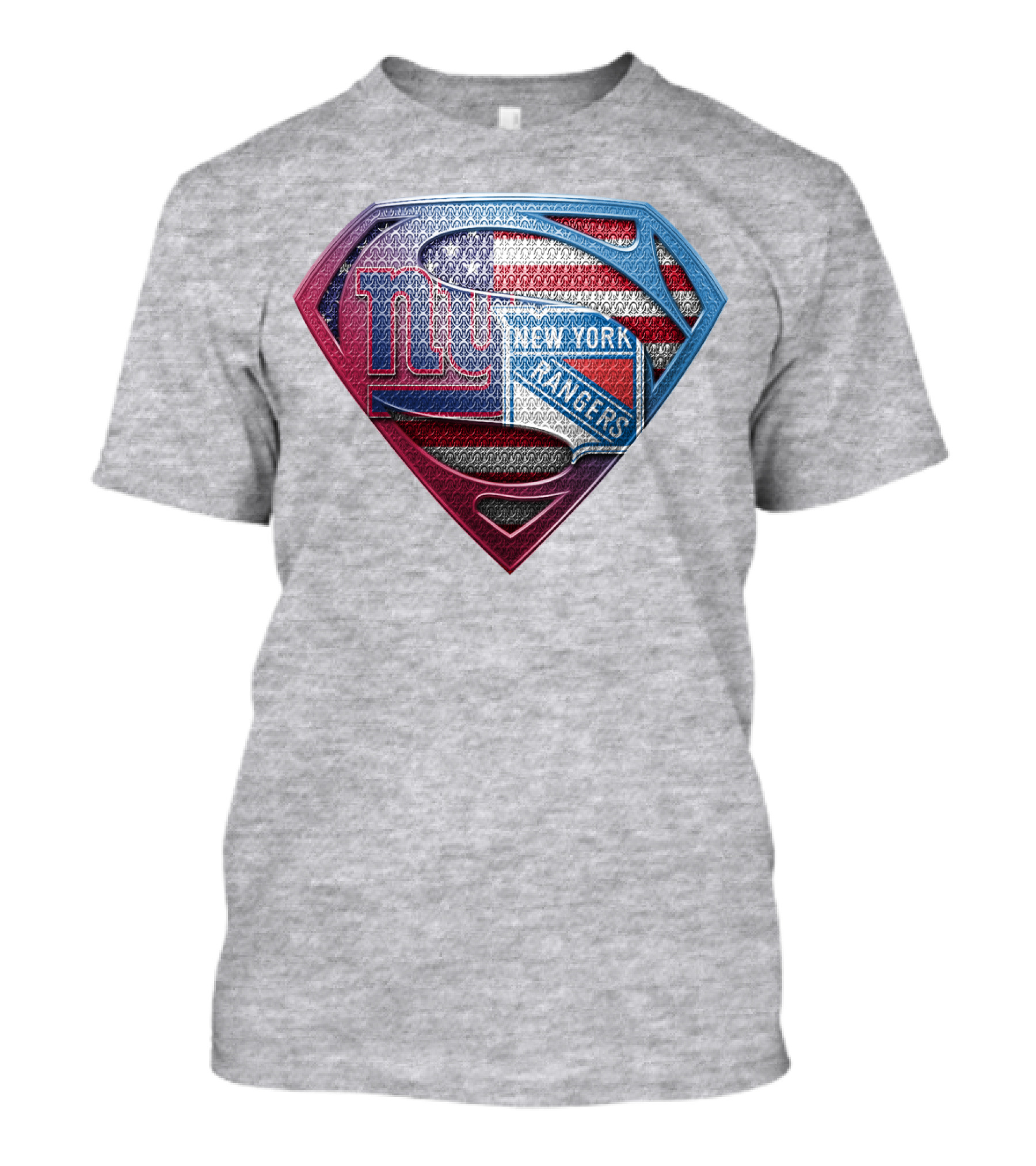 New York Giants Rangers American Flag Super T-Shirt
