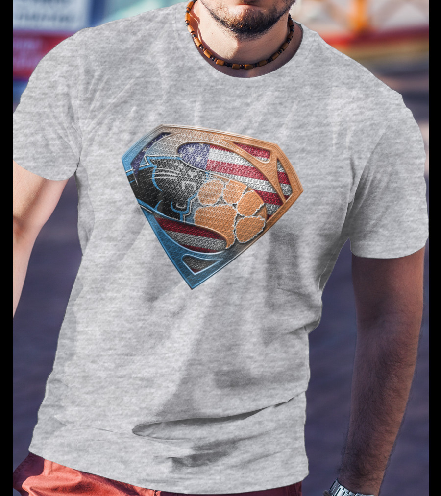 Super American Panther Claw Shield T-Shirt