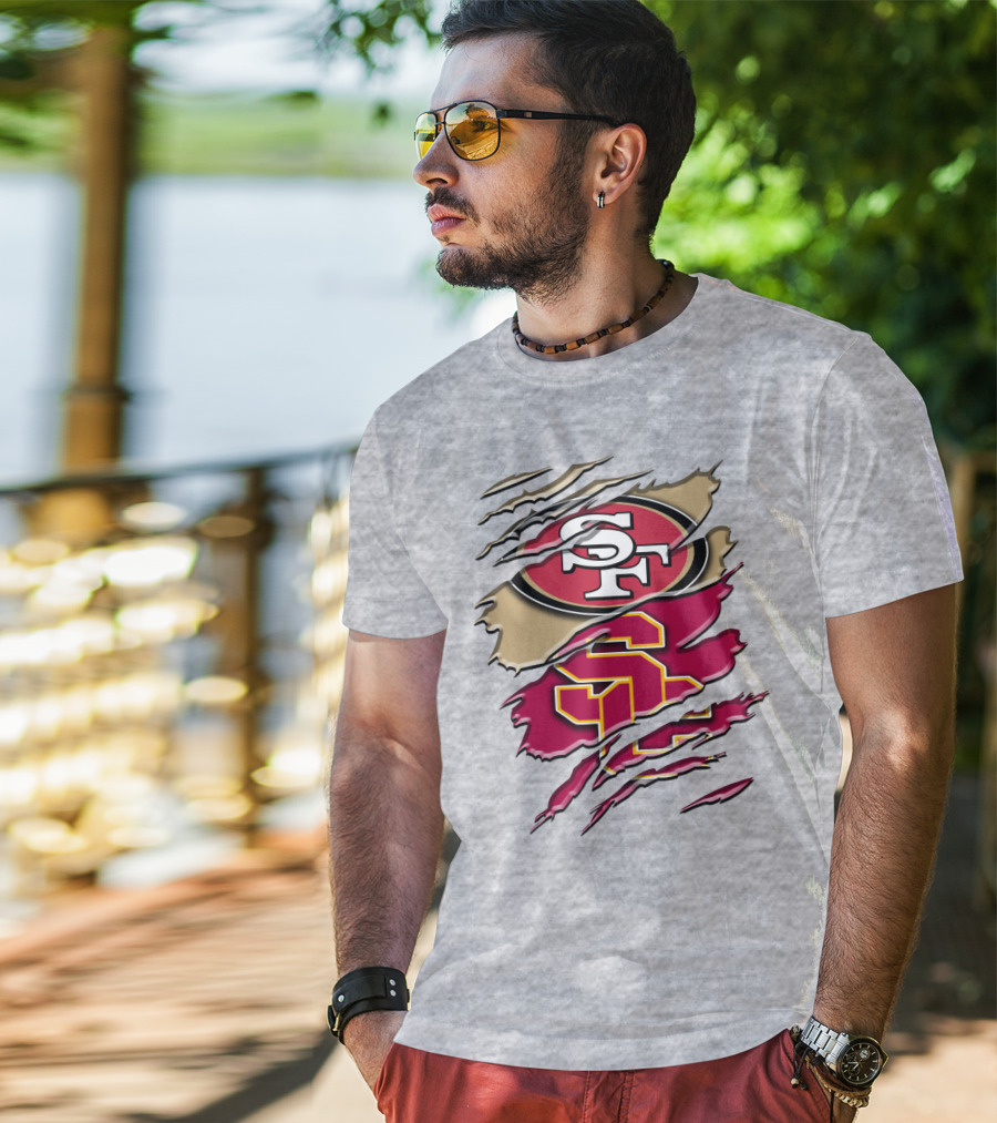 49ers Usc Mashup Rah T-Shirt
