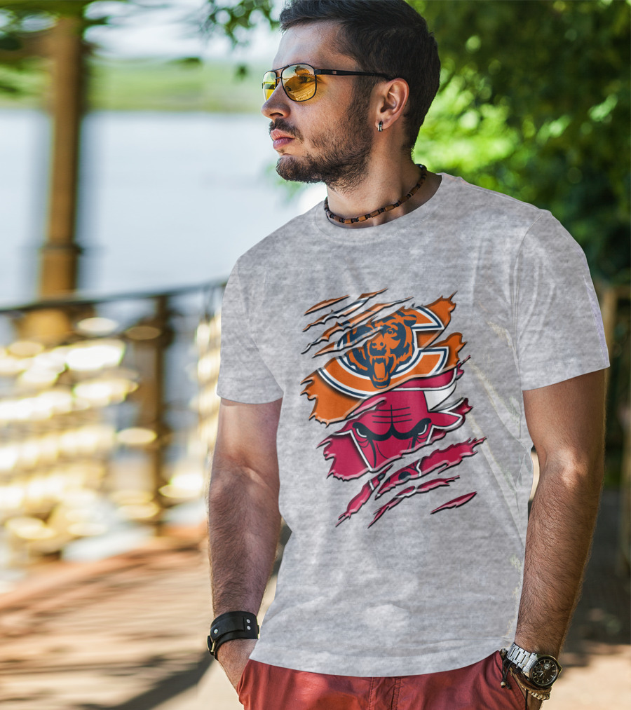 Chicago Bears Bulls Rah 007 T-Shirt