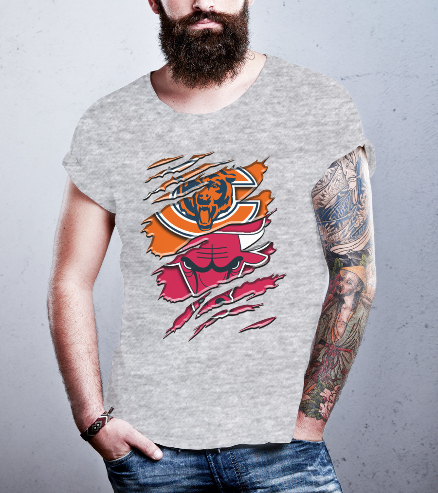 Chicago Bears Bulls Rah 007 T-Shirt