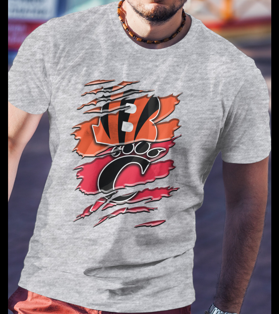 Bengals Bearcats Claw Graphic Rah 011 T-Shirt