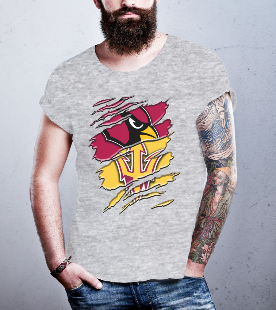 Cardinals And Sun Devils Rah 030 T-Shirt