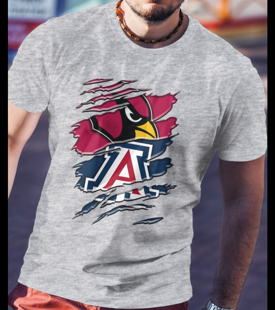 Arizona Cardinals University Of Arizona Wildcats Rah 031 T-Shirt