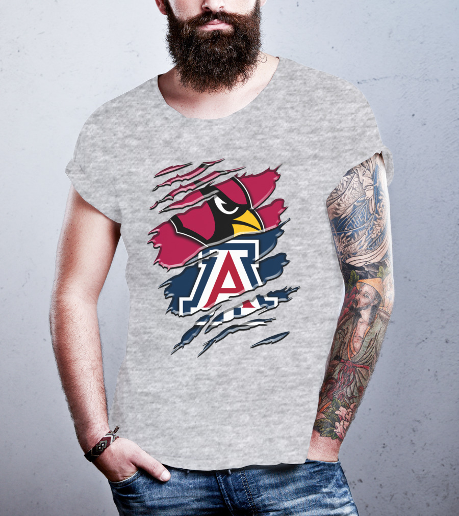 Arizona Cardinals University Of Arizona Wildcats Rah 031 T-Shirt
