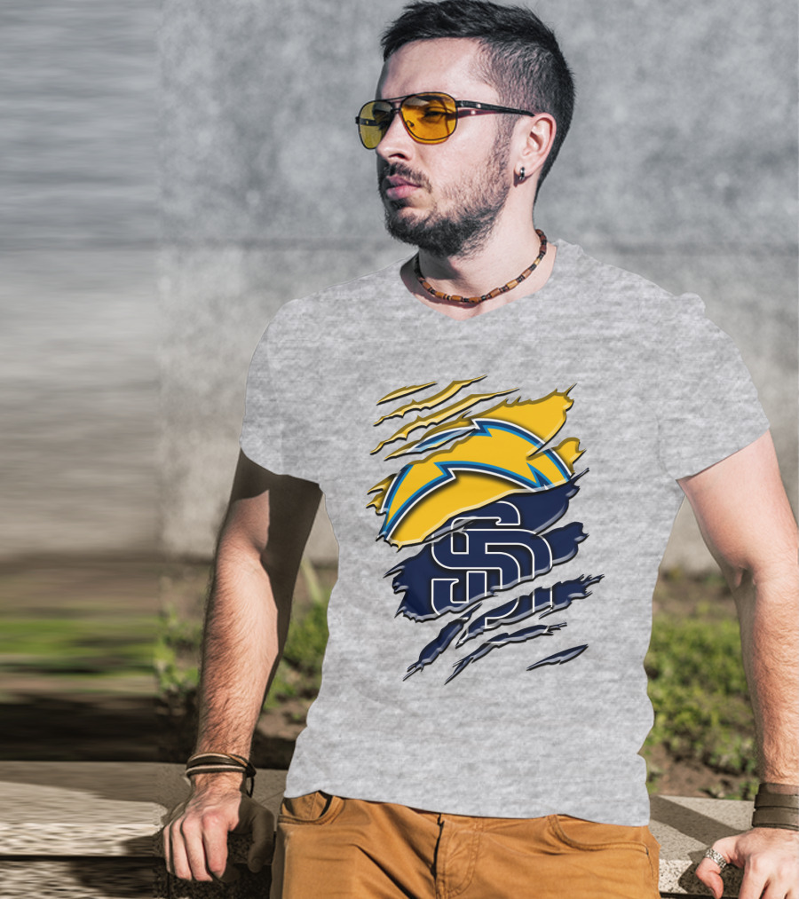 San Diego Chargers And Padres Rah 033 T-Shirt