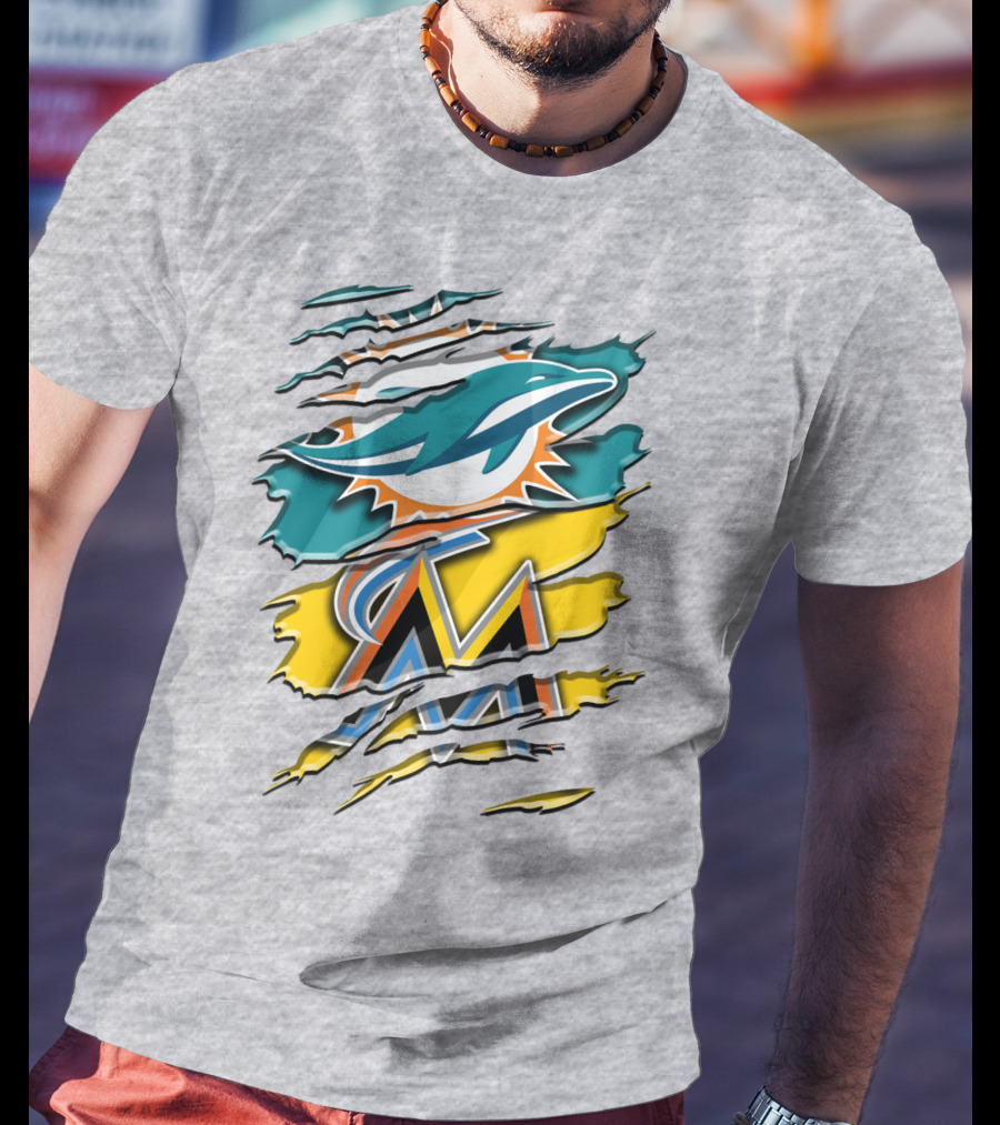 Miami Dolphins Marlins Rah 053 T-Shirt