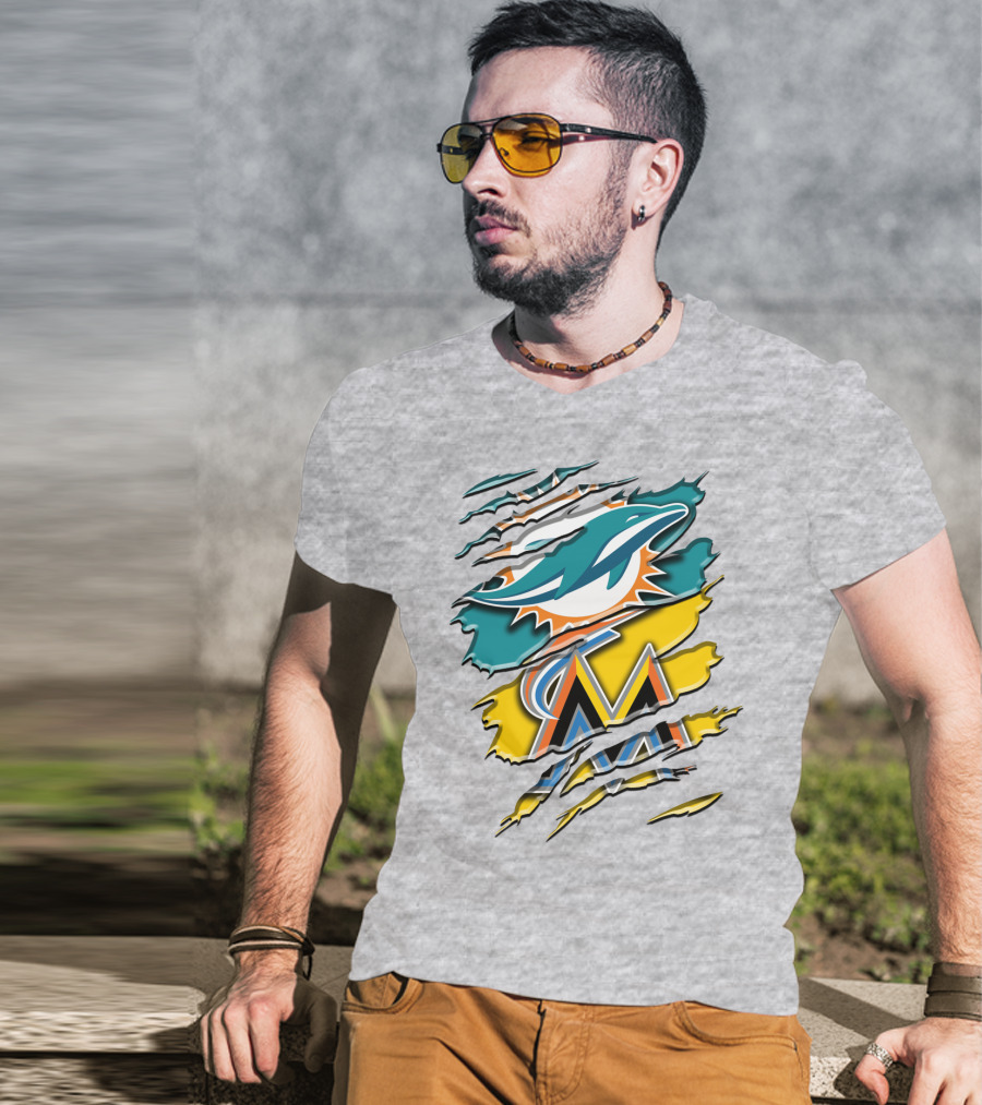 Miami Dolphins Marlins Rah 053 T-Shirt