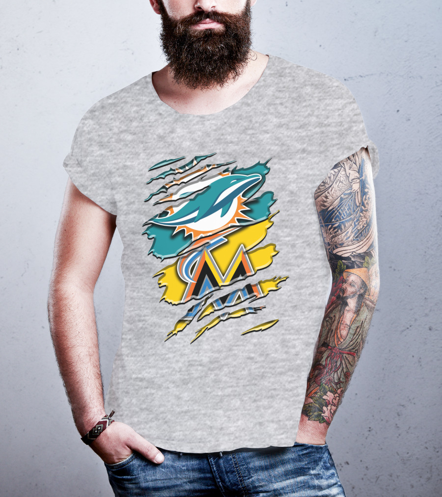 Miami Dolphins Marlins Rah 053 T-Shirt