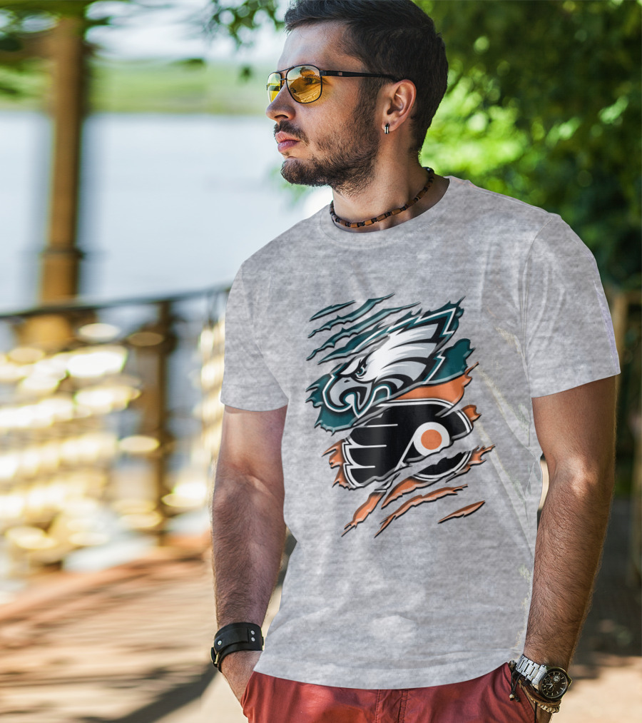 Philadelphia Eagles Flyers Rah 056 T-Shirt