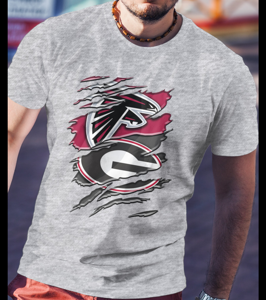 Atlanta Falcons Georgia Bulldogs Rah 061 T-Shirt