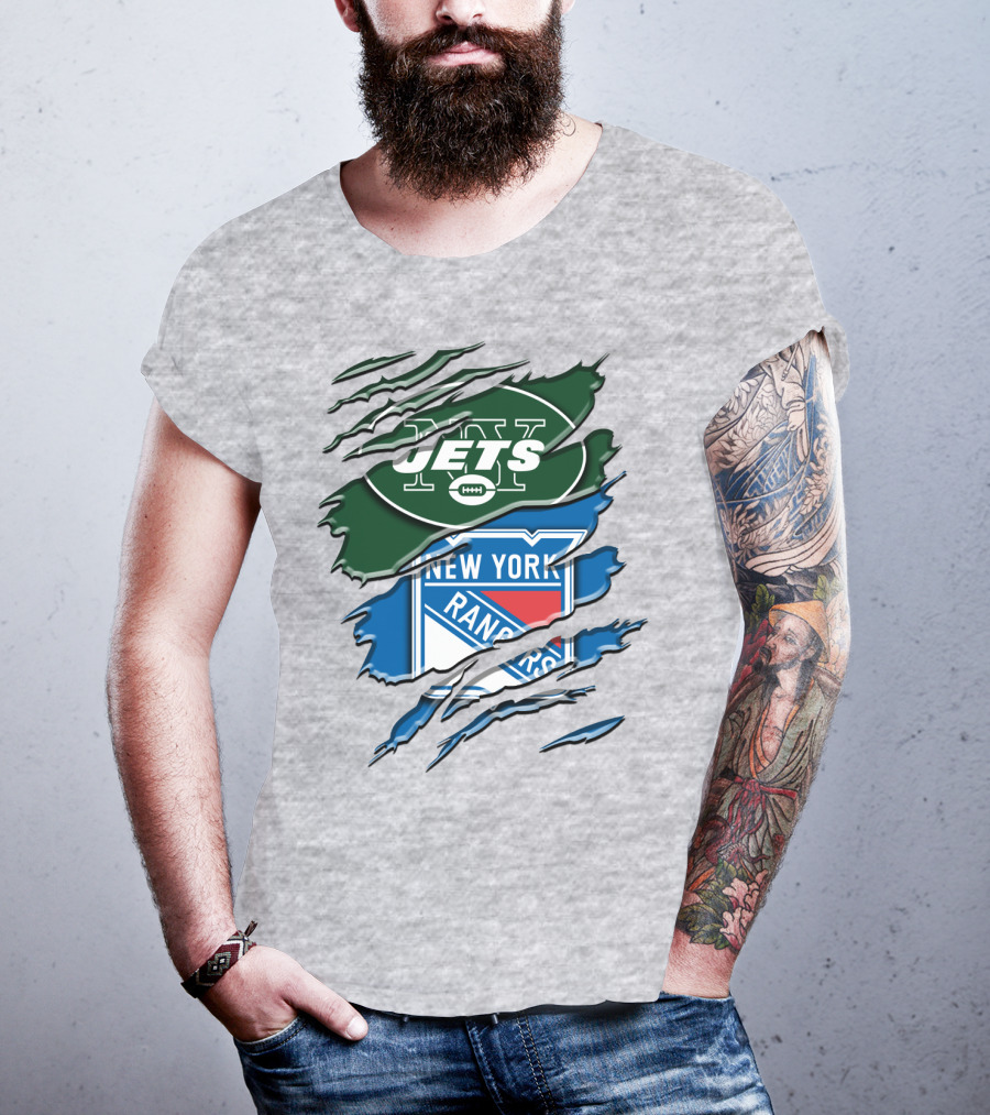 New York Jets Rangers Combination T-Shirt
