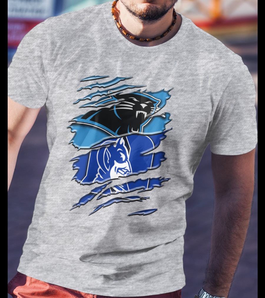 Carolina Panthers Duke Blue Devils Rah 084 T-Shirt