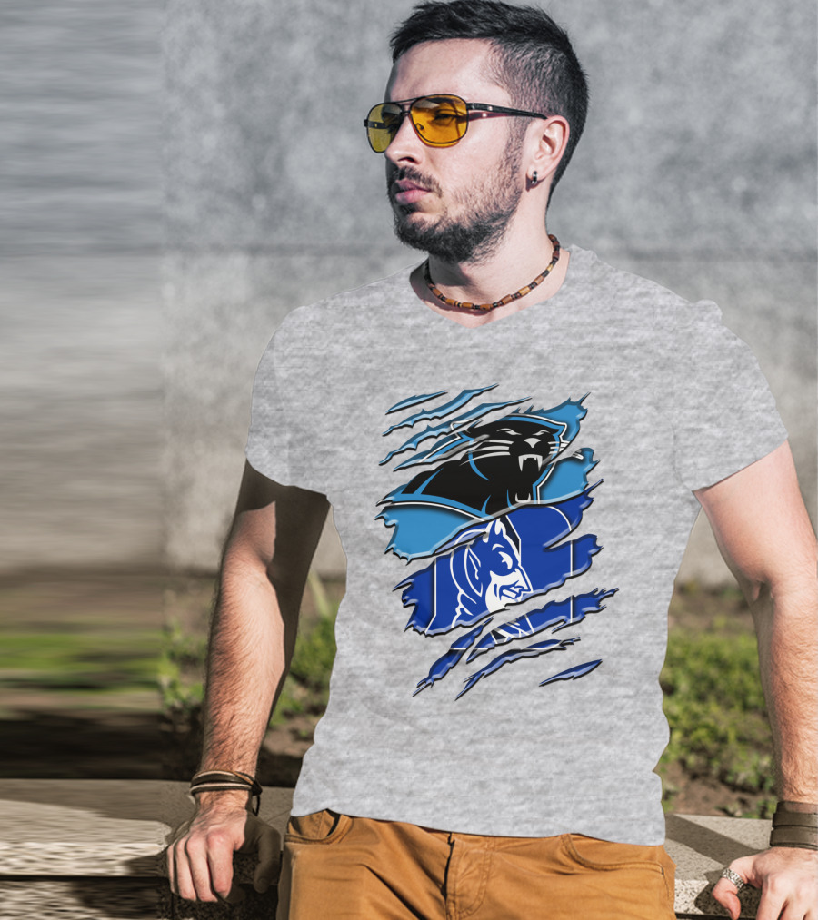 Carolina Panthers Duke Blue Devils Rah 084 T-Shirt