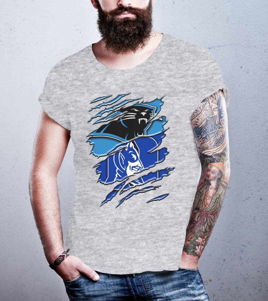 Carolina Panthers Duke Blue Devils Rah 084 T-Shirt