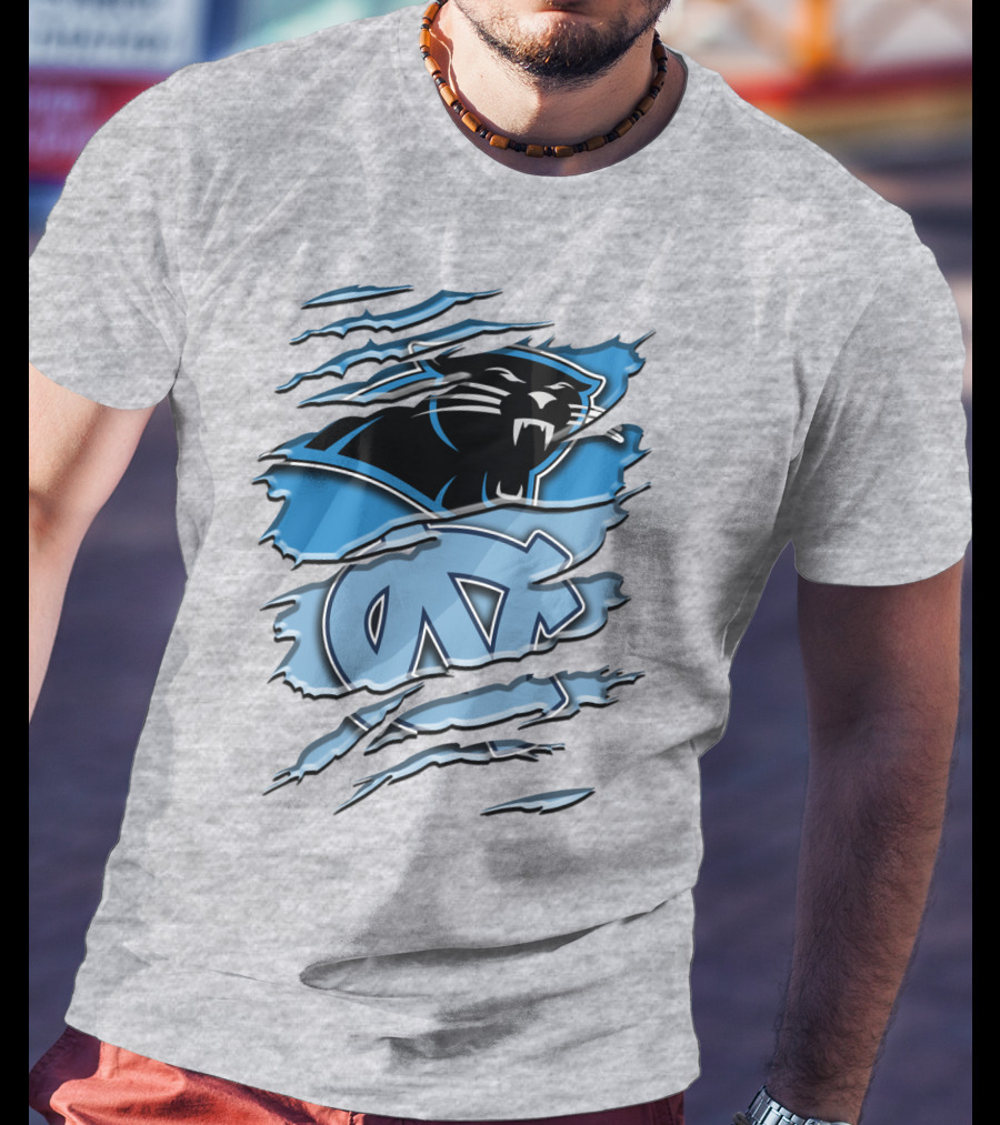 Carolina Panthers North Carolina Tar Heels Rah 087 T-Shirt