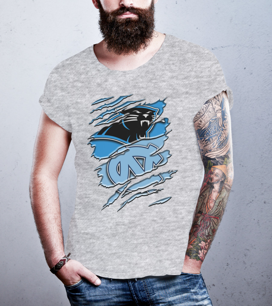 Carolina Panthers North Carolina Tar Heels Rah 087 T-Shirt