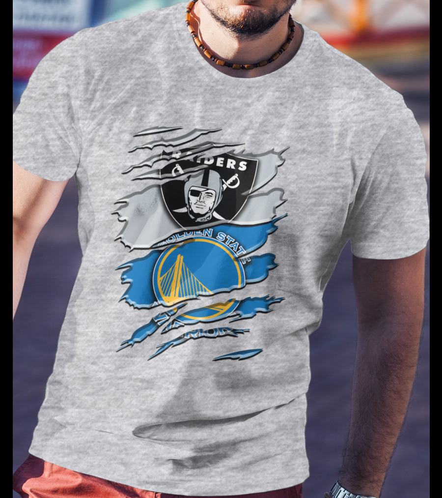 Raiders Golden State Warriors Icons T-Shirt