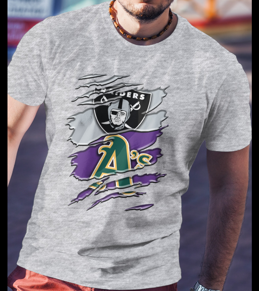 Raiders A's Logo Blend T-Shirt