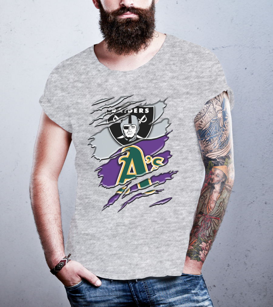 Raiders A's Logo Blend T-Shirt
