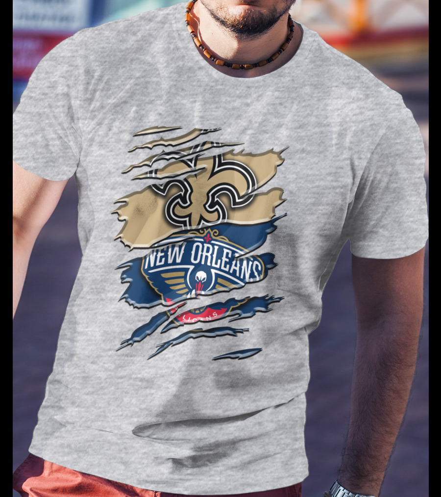 New Orleans Saints Pelicans Rah 108 T-Shirt