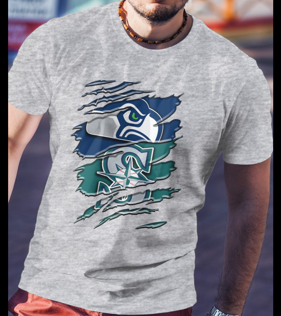 Seattle Seahawks Mariners Rah 109 T-Shirt