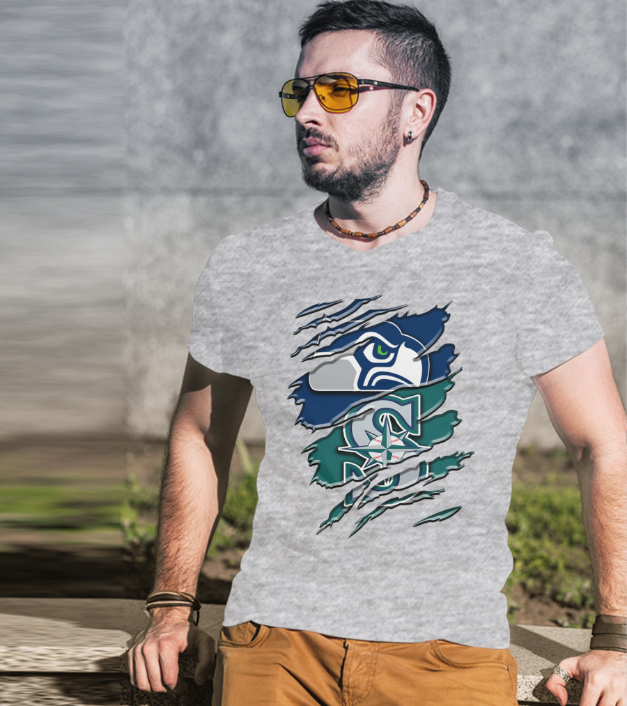 Seattle Seahawks Mariners Rah 109 T-Shirt